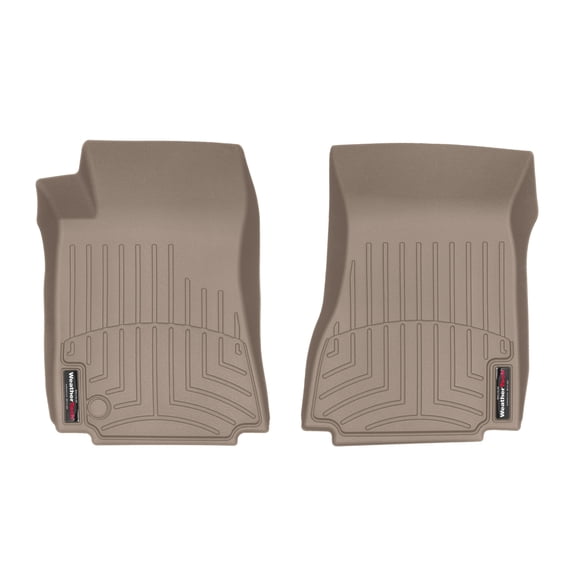 WeatherTech Custom Fit FloorLiners compatible with 2010-2010 Cadillac CTS - 1st Row (Driver & Passenger), Tan