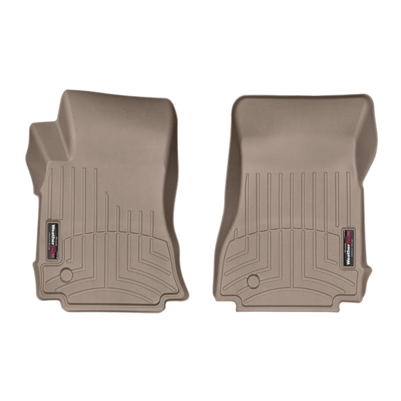 WeatherTech Custom Fit FloorLiners compatible with 2011-2014 Cadillac CTS - 1st Row (Driver & Passenger), Tan