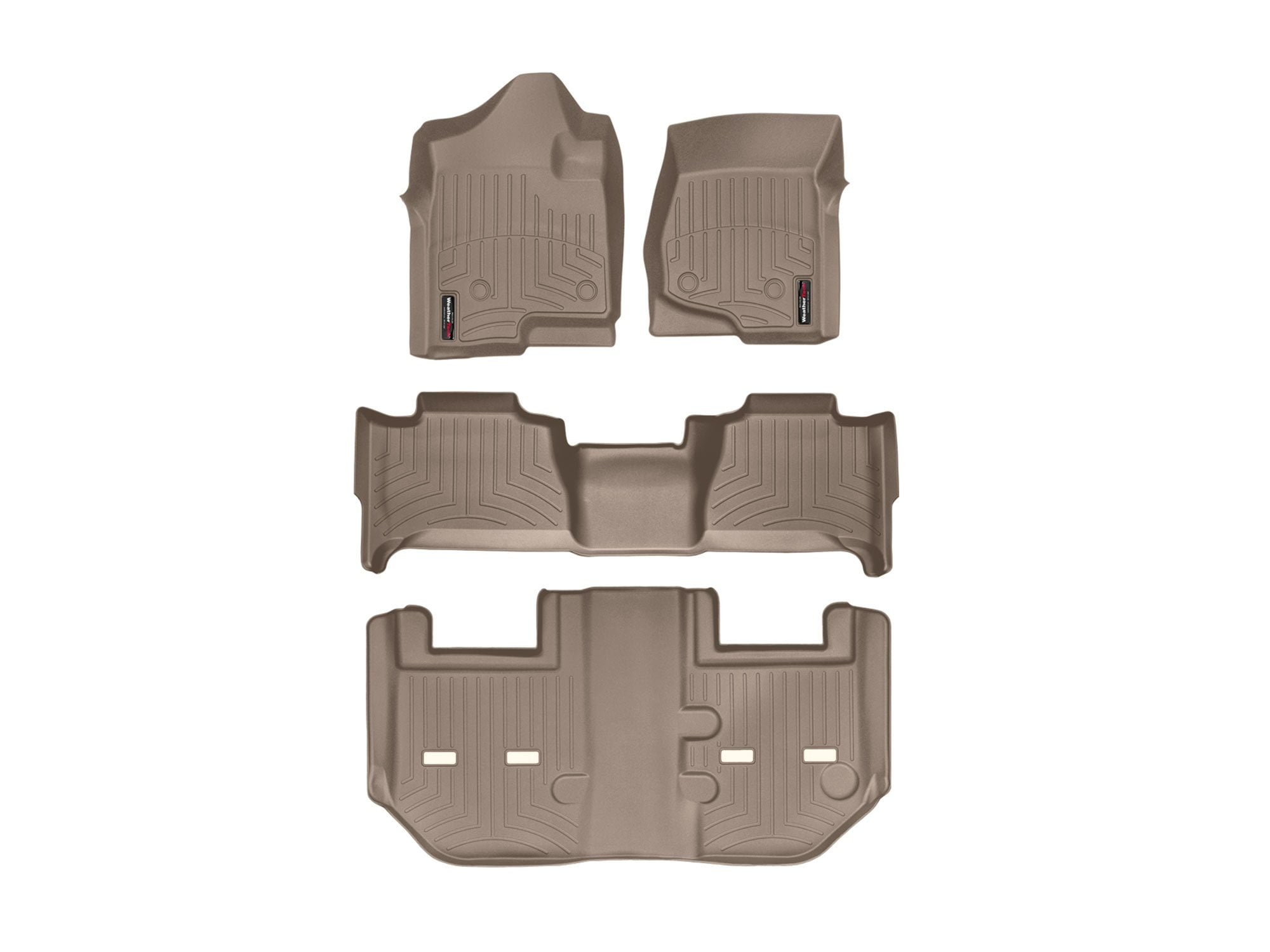 Tapis d'auto WeatherTech FloorLiner HP, deuxième rangée, gris