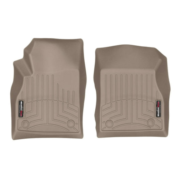 WeatherTech Custom Fit FloorLiners compatible with 2011-2014 Chevrolet Cruze - 1st Row (Driver & Passenger), Tan