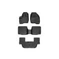 thumbnail image 1 of WeatherTech Custom Fit FloorLiners compatible with 2011-2014 Ford Explorer - Complete Set (1st, 2nd, & 3rd Row), Black, 1 of 5