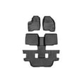 thumbnail image 1 of WeatherTech Custom Fit FloorLiners compatible with 2011-2014 Ford Explorer - Complete Set (1st Row, 1-Piece 2nd/3rd Row), Black, 1 of 5