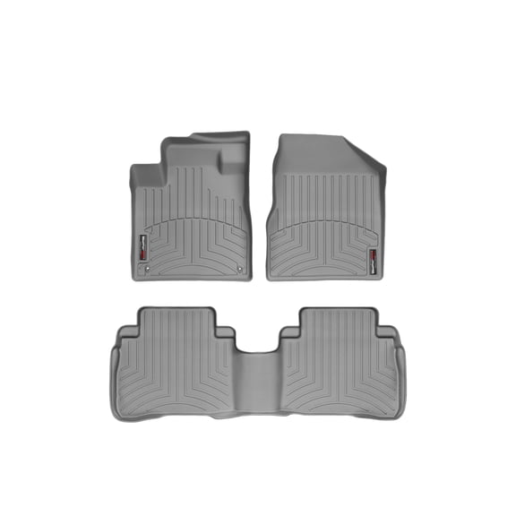WeatherTech Custom Fit FloorLiners compatible with 2009-2010 Nissan Murano - 1st & 2nd Row, Grey