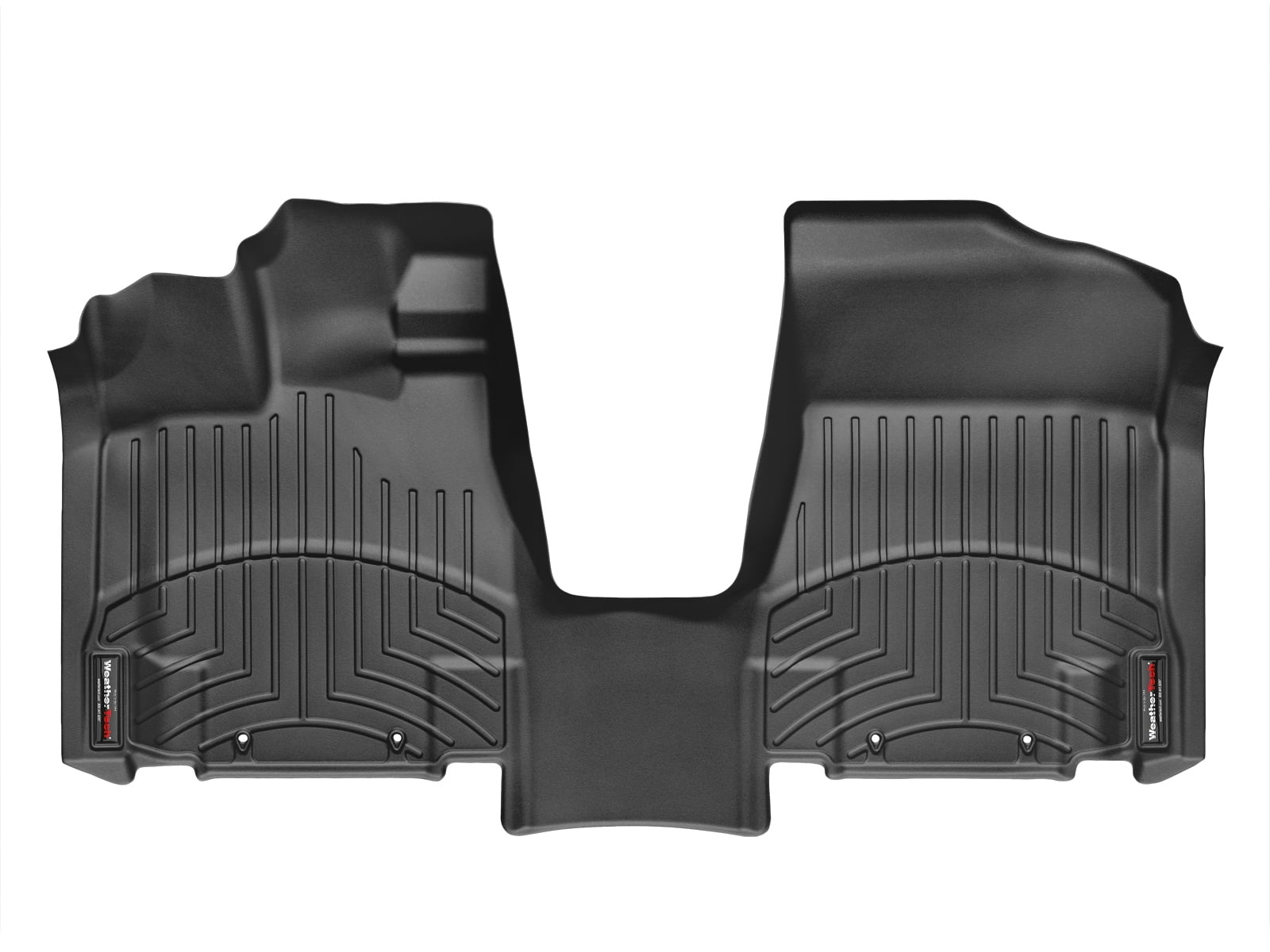 WeatherTech FloorLiner For Ford Super Duty - Custom Fit 1st & 2nd Row Gray Floor Mats
