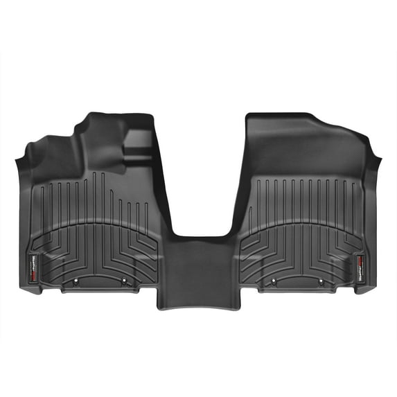 WeatherTech Custom Fit FloorLiners compatible with 2011-2017 Nissan Quest - 1st Row - Over The Hump, Black