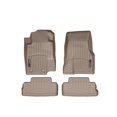 thumbnail image 1 of WeatherTech Custom Fit FloorLiners compatible with 2010-2010 Ford Mustang - 1st & 2nd Row (2-pc. Rear Liner), Tan, 1 of 5