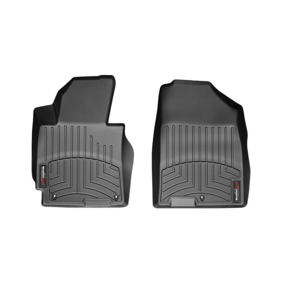 WeatherTech Custom Fit FloorLiners compatible with 2012-2013 Hyundai Elantra - 1st Row (Driver & Passenger), Black