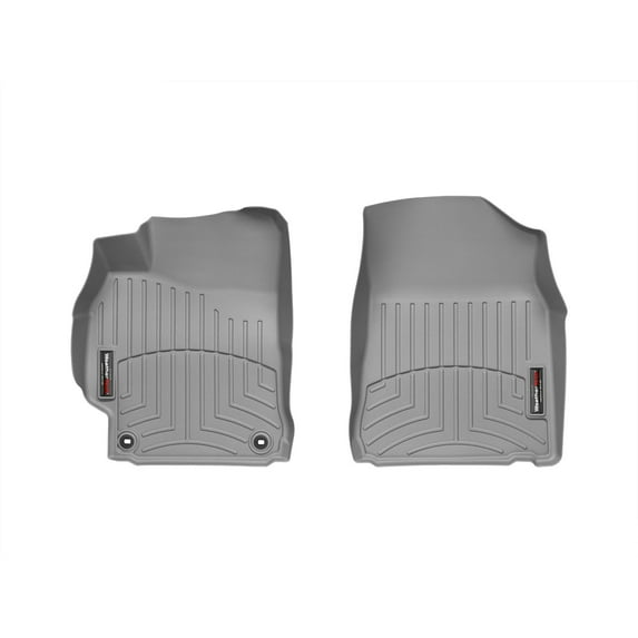 WeatherTech Custom Fit FloorLiners compatible with 2012-2014 Toyota Camry - 1st Row (Driver & Passenger), Grey