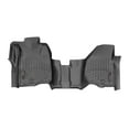 thumbnail image 1 of WeatherTech Custom Fit FloorLiners compatible with 2012-2016 Ford Super Duty - 1st Row - Over The Hump, Black, 1 of 5
