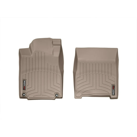 WeatherTech Custom Fit FloorLiners compatible with 2012-2016 Honda CR-V - 1st Row (Driver & Passenger), Tan