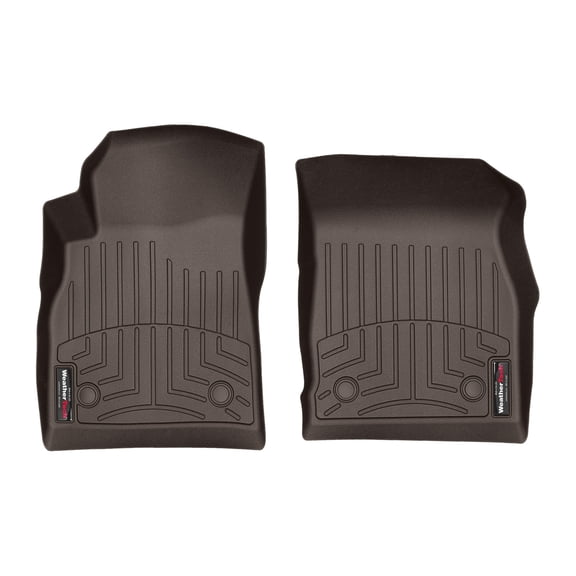 WeatherTech Custom Fit FloorLiners compatible with 2012-2017 Buick Verano - 1st Row (Driver & Passenger), Cocoa