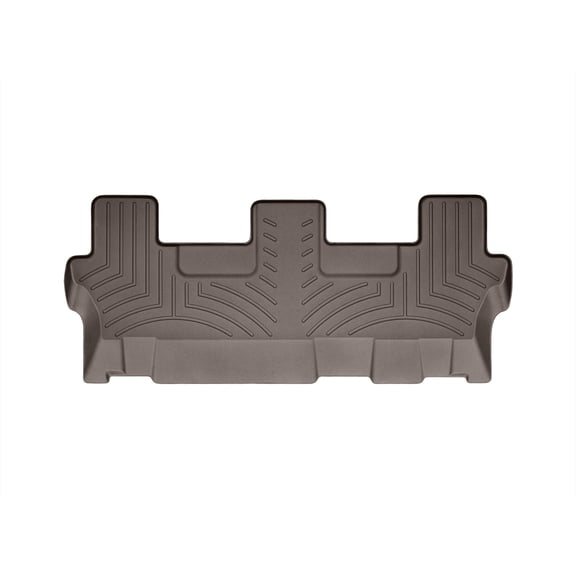 WeatherTech Custom Fit FloorLiners compatible with 2012-2022 Toyota Sequoia - 3rd Row, Cocoa