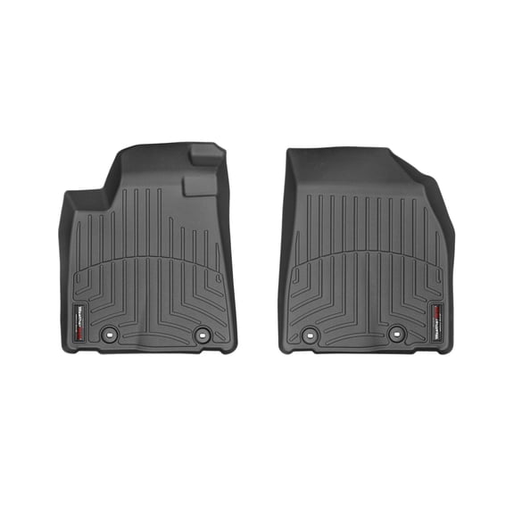 WeatherTech Custom Fit FloorLiners compatible with 2014-2015 Lexus RX - 1st Row (Driver & Passenger), Black