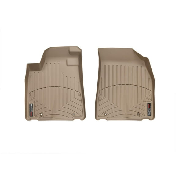 WeatherTech Custom Fit FloorLiners compatible with 2010-2012 Lexus RX - 1st Row (Driver & Passenger), Tan
