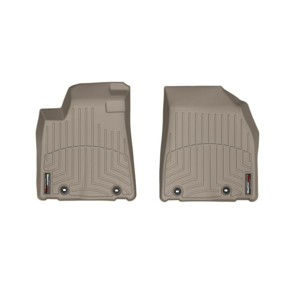 WeatherTech Custom Fit FloorLiners compatible with 2014-2015 Lexus RX - 1st Row (Driver & Passenger), Tan