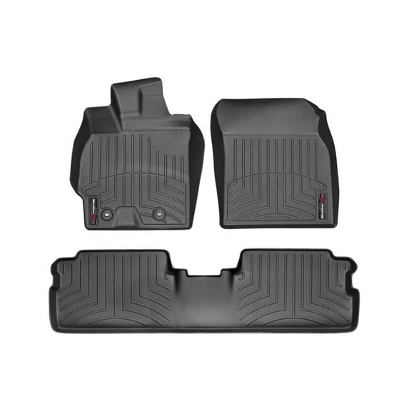 WeatherTech Custom Fit FloorLiners compatible with 2013-2015 Scion xB - 1st & 2nd Row, Black