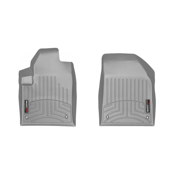 WeatherTech Custom Fit FloorLiners compatible with 2013-2016 Dodge Dart - 1st Row (Driver & Passenger), Grey