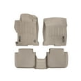 thumbnail image 1 of WeatherTech Custom Fit FloorLiners compatible with 2013-2017 Honda Accord - 1st & 2nd Row, Tan, 1 of 5