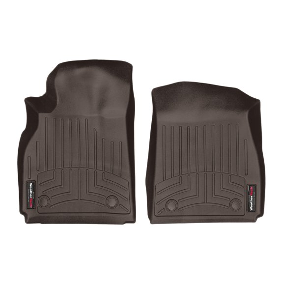 WeatherTech Custom Fit FloorLiners compatible with 2013-2019 Cadillac XTS - 1st Row (Driver & Passenger), Cocoa