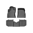 thumbnail image 1 of WeatherTech Custom Fit FloorLiners compatible with 2014-2019 Fiat 500L - 1st & 2nd Row, Black, 1 of 5