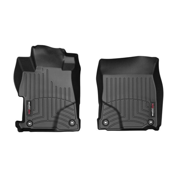 WeatherTech Custom Fit FloorLiners compatible with 2013-2022 Acura ILX - 1st Row (Driver & Passenger), Black