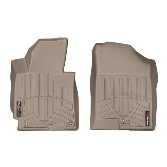 WeatherTech Custom Fit FloorLiners compatible with 2014-2016 Hyundai Elantra - 1st Row (Driver & Passenger), Tan