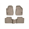 thumbnail image 1 of WeatherTech Custom Fit FloorLiners compatible with 2015-2015 Jeep Cherokee - 1st & 2nd Row, Tan, 1 of 5