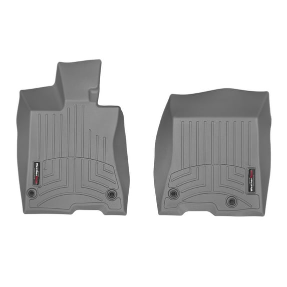 WeatherTech Custom Fit FloorLiners compatible with 2016-2020 Acura RLX - 1st Row (Driver & Passenger), Grey
