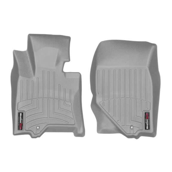 WeatherTech Custom Fit FloorLiners compatible with Infiniti QX50, EX - 1st Row (Driver & Passenger), Grey