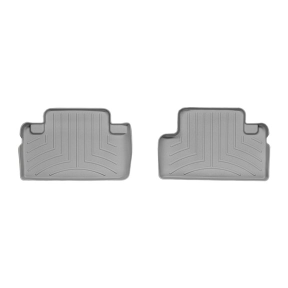 WeatherTech Custom Fit FloorLiners compatible with Infiniti QX50, EX - 2nd Row (2-Piece Liner), Grey