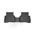 thumbnail image 1 of WeatherTech Custom Fit FloorLiners compatible with 2014-2015 Kia Sorento - 2nd Row, Black, 1 of 5