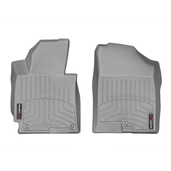 WeatherTech Custom Fit FloorLiners compatible with 2014-2016 Hyundai Elantra - 1st Row (Driver & Passenger), Grey