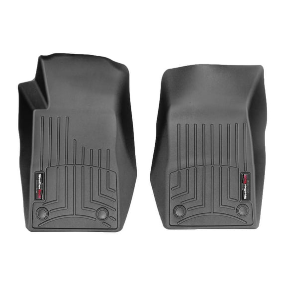 WeatherTech Custom Fit FloorLiners compatible with 2014-2017 Chevrolet SS - 1st Row (Driver & Passenger), Black