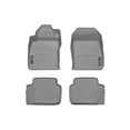 thumbnail image 1 of WeatherTech Custom Fit FloorLiners compatible with 2014-2019 Ford Fiesta - 1st & 2nd Row (2-pc. Rear Liner), Grey, 1 of 5