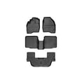 thumbnail image 1 of WeatherTech Custom Fit FloorLiners compatible with 2015-2016 Ford Explorer - Complete Set (1st, 2nd, & 3rd Row), Black, 1 of 5