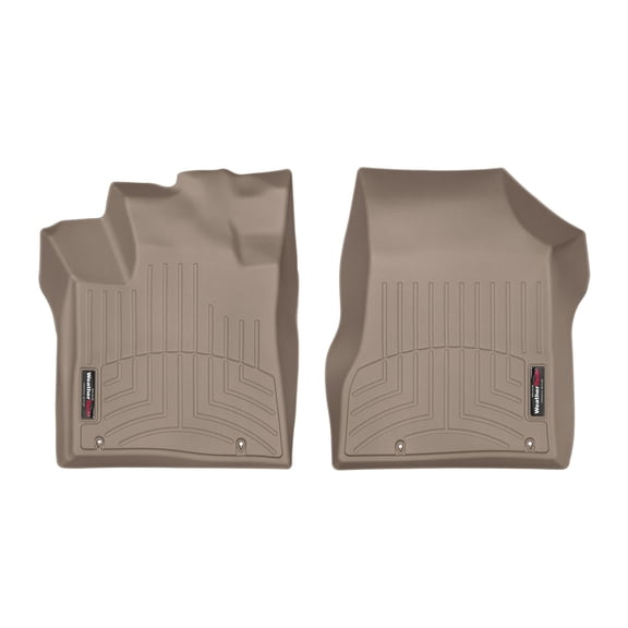 WeatherTech Custom Fit FloorLiners compatible with 2017-2017 Nissan Murano - 1st Row (Driver & Passenger), Tan