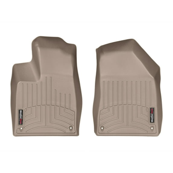 WeatherTech Custom Fit FloorLiners compatible with 2015-2017 Chrysler 200 - 1st Row (Driver & Passenger), Tan