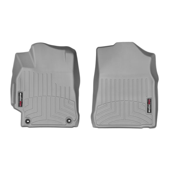 WeatherTech Custom Fit FloorLiners compatible with 2015-2017 Toyota Camry - 1st Row (Driver & Passenger), Grey