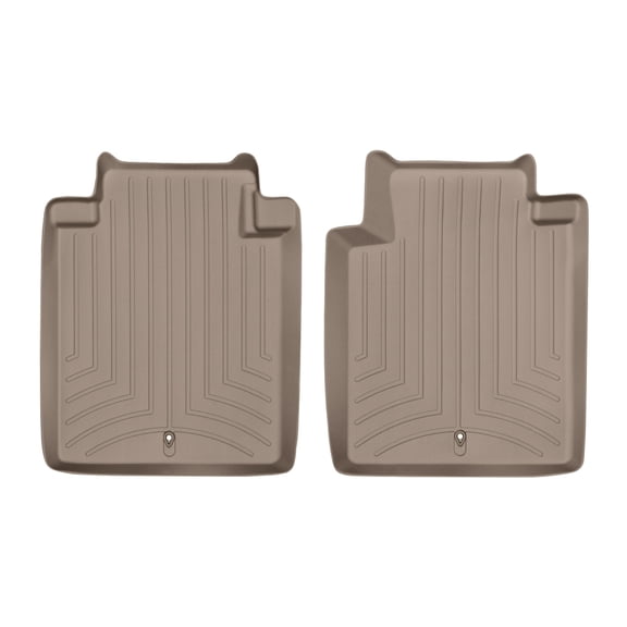WeatherTech Custom Fit FloorLiners compatible with 2015-2019 Infiniti Q70 - 2nd Row (2-Piece Liner), Tan