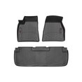 thumbnail image 1 of WeatherTech Custom Fit FloorLiners compatible with 2014-2014 Tesla Model S - 1st & 2nd Row, Black, 1 of 5