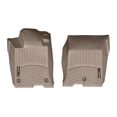 thumbnail image 1 of WeatherTech Custom Fit FloorLiners compatible with 2015-2020 Acura TLX - 1st Row (Driver & Passenger), Tan, 1 of 5