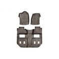 thumbnail image 1 of WeatherTech Custom Fit FloorLiners compatible with 2015-2020 Cadillac Escalade ESV - Complete Set (1st Row, 1-Piece 2nd/3rd Row), Cocoa, 1 of 5