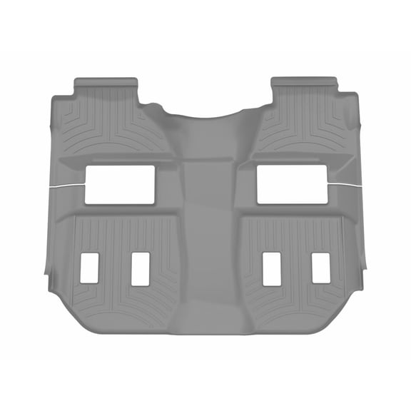 WeatherTech Custom Fit FloorLiners compatible with 2015-2020 Cadillac Escalade ESV - One piece - 2nd and 3rd row coverage, Grey