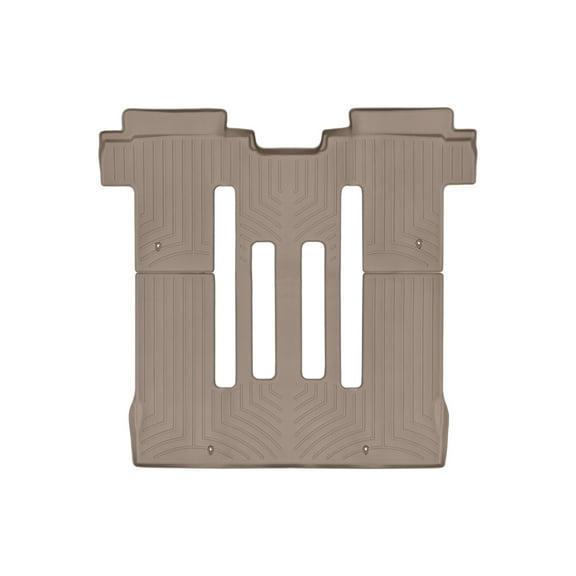 WeatherTech Custom Fit FloorLiners compatible with 2015-2021 Kia Sedona - One piece - 2nd and 3rd row coverage, Tan