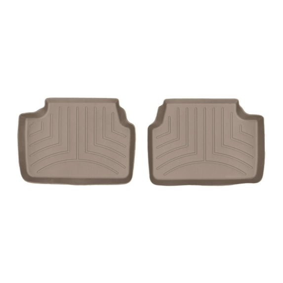 WeatherTech Custom Fit FloorLiners compatible with MINI Hardtop, Cooper - 2nd Row (2-Piece Liner), Tan