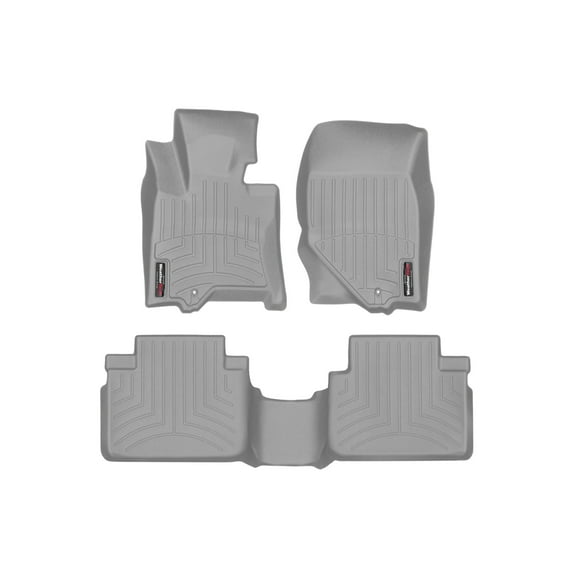 WeatherTech Custom Fit FloorLiners compatible with 2016-2017 Infiniti QX50 - 1st & 2nd Row, Grey