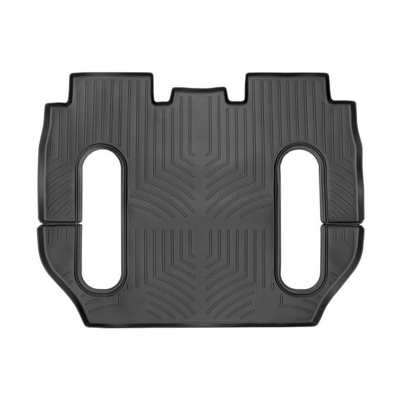 WeatherTech Custom Fit FloorLiners compatible with 2016-2017 Tesla Model X - One piece - 2nd and 3rd row coverage, Black