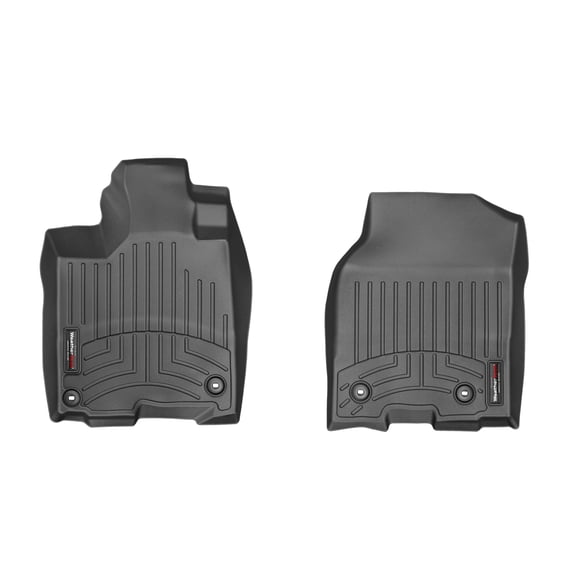 WeatherTech Custom Fit FloorLiners compatible with 2013-2015 Acura RDX - 1st Row (Driver & Passenger), Black