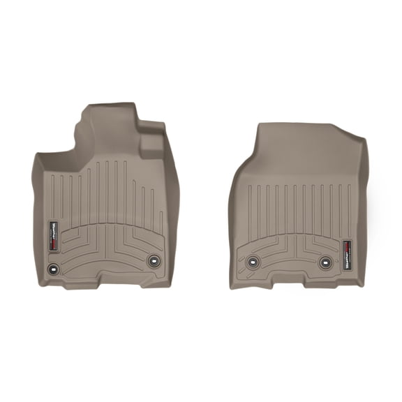 WeatherTech Custom Fit FloorLiners compatible with 2013-2015 Acura RDX - 1st Row (Driver & Passenger), Tan