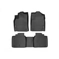 thumbnail image 1 of WeatherTech Custom Fit FloorLiners compatible with 2016-2018 Lexus ES - 1st & 2nd Row, Black, 1 of 5